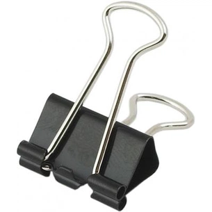 Біндер металевий Buromax 15мм, 12шт, black (BM.5306) зображення 1