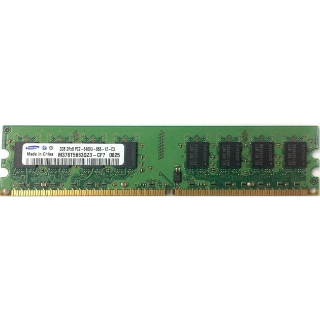 Модуль пам'яті для комп'ютера DDR2 2GB 800 MHz Samsung (M378T5663DZ3-CF7) - изображение 1