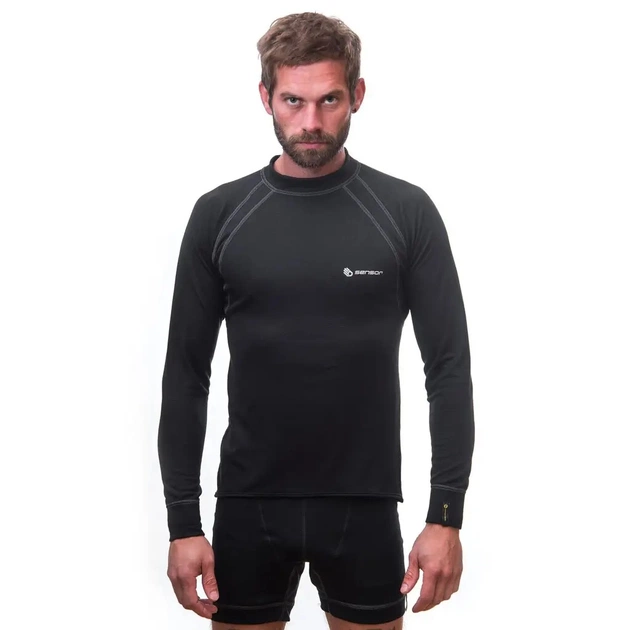 Термокофта Sensor Double Face LS black 24000003 XXL (SM11DF-black-XXL) - зображення 4