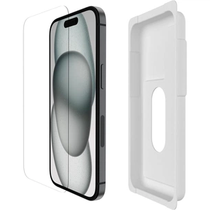 Скло захисне Belkin iPhone 15/14 Pro TemperedGlass (1 Pack) (OVA135ZZ) зображення 1