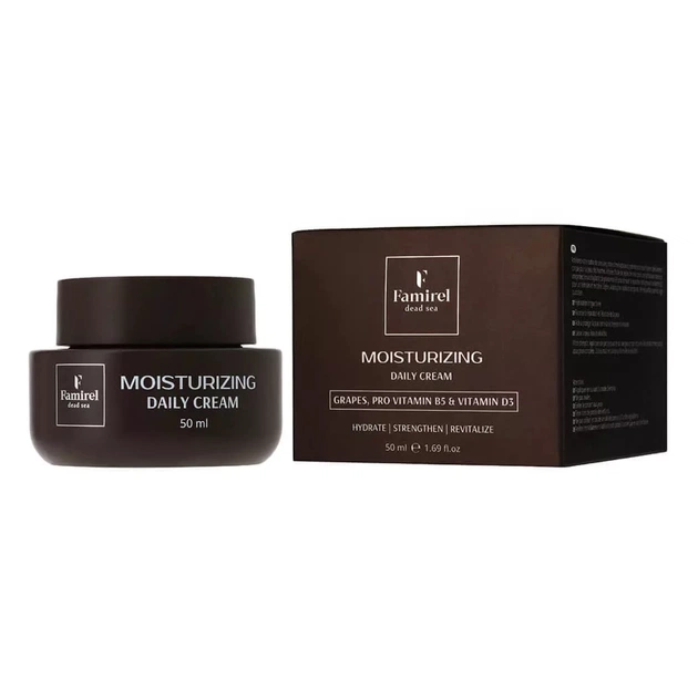 Крем для обличчя Famirel Men Moisturizing Daily Cream Зволожувальний 50 мл (7290114084871) - зображення 4