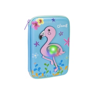 Пенал Cool For School LED 1 відділення з органайзером блакитний (QT-5758-Blue) зображення 1