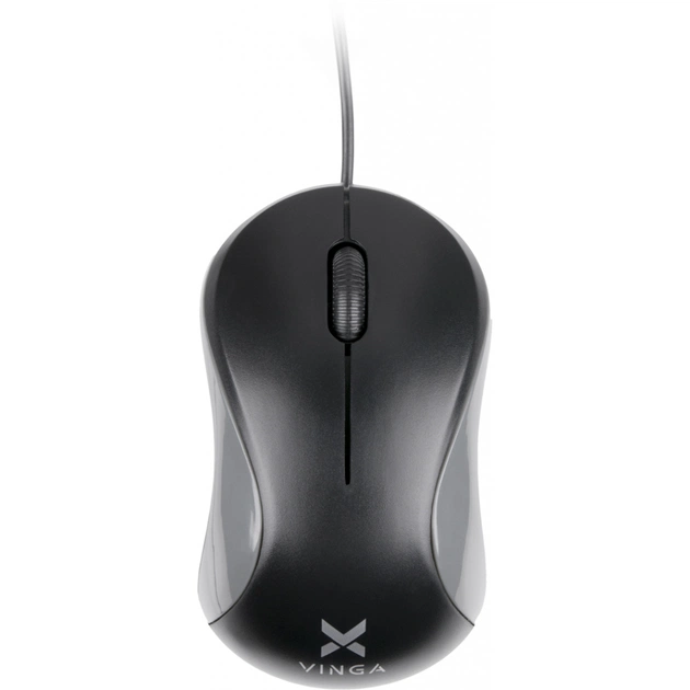 Мишка Vinga MS-882 black - gray - зображення 1