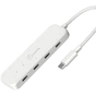 Концентратор J5create USB-C to 4xUSB-C 3.2 10Gbps white (JCH345EW-N) - зменшене зображення 1