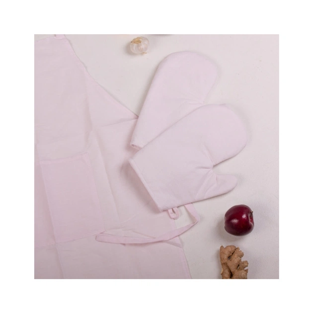 Фартух MirSon Набір 11-2409 Elma бязь дві прихватки + дві рукавички-прихватки + фартух (2200006752639) - picture 4