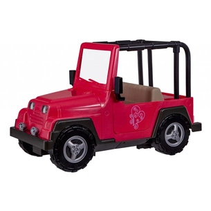 Аксесуар до ляльки Our Generation Розовый джип с черной рамкой (BD37277Z) зображення 1