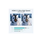 Кабель мультимедійний HDMI to HDMI 2.0m V.2.1 8K 60Hz HDR10 HLG 48Gbps YUV 444 Choetech (XHH-TP20) - уменьшенное изображение 6