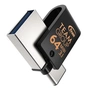 USB флеш накопичувач Team 64GB M181 Black USB 3.1/Type-C (TM181364GB01) - зменшене зображення 3