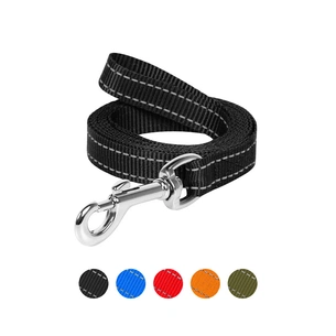 Повідець для собак Dog Extreme з нейлону Ш 20 мм Д 150 см чорний (04621) зображення 1