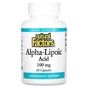 Вітамінно-мінеральний комплекс Natural Factors Альфа-ліпоєва кислота, 100 мг, Alpha-Lipoic Acid, 60 капсул (NFS-02095) - зменшене зображення 1