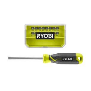Викрутка Ryobi RHSDM1701, бітотримач 1/4", 100мм, 16 біт, SL,PH,PZ,Torx, кейс (5132006050) зображення 1