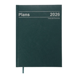 Тижневик Buromax датований 2026 STYLE, А5 зелений (BM.21120-04) изображение 1