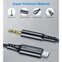 Перехідник USB-C to jack 3.5mm stereo audio (CDLA) 2.0m Choetech (AUX008-BK) - уменьшенное изображение 4