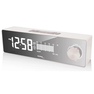 Настільний годинник Technoline з радіо WT483 White/Silver (DAS302714) зображення 1