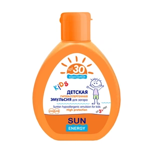 Засіб для засмаги Sun Energy Kids Дитяча гіпоалергенна емульсія SPF 30 150 мл (4823015922619) зображення 1
