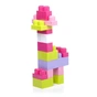 Конструктор Mega Bloks рожевий у мішку 60 деталей (DCH54) - зменшене зображення 4