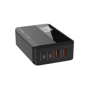 Зарядний пристрій ColorWay Power Delivery GaN (2USB-A + 2USB TYPE-C) (100W) black (CW-CHS041PD-BK) изображение 1
