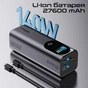 Універсальна мобільна батарея Promate Titan-160 140W 27600mAh Gray - уменьшенное изображение 3