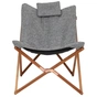 Крісло складане Bo-Camp Bloomsbury M Grey (1200369) - зменшене зображення 2