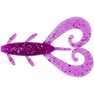 Силікон рибальський Reins G-Tail Twin 3" 428 Purple Dynamite (8 шт/уп.) (1552.10.12) зображення 1
