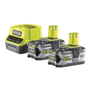 Акумулятор до електроінструменту Ryobi + зарядний пристрій ONE+ RC18120-250 18В 2х5.0А/г Lithium+ (5133003364) зображення 1
