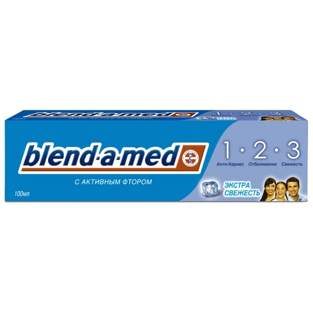 Зубна паста Blend-a-med 3-Ефект Екстра Свіжість 100 мл (5011321250307) - зображення 1