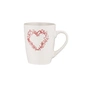 Чашка Ardesto Heart, 320мл, кераміка, біла (AR3467W) - уменьшенное изображение 2