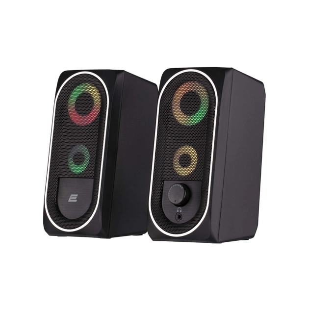 Акустична система 2E PCS234 RGB USB Black (2E-PCS234BK) - зображення 1