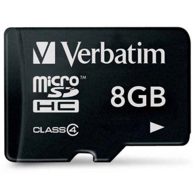 Карта пам'яті Verbatim 8GB microSDHC class 4 (44004) - изображение 1