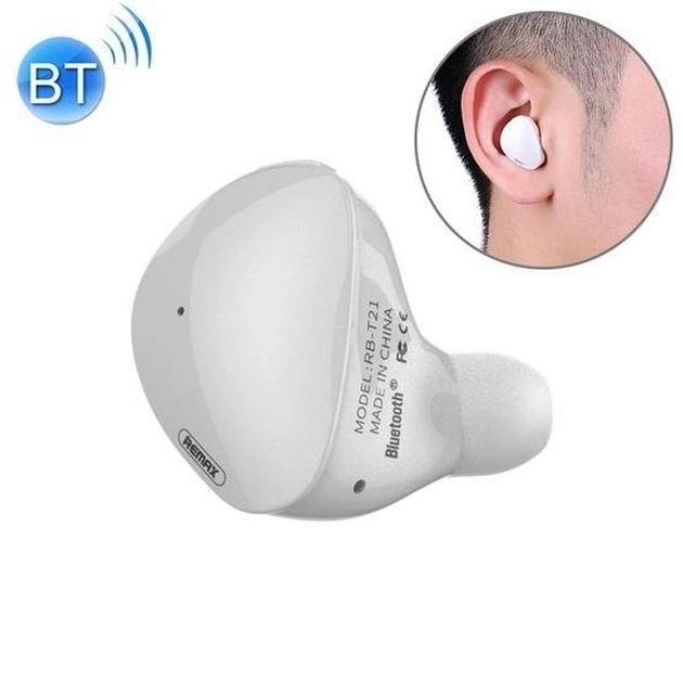 Bluetooth-гарнітура Remax RB-T21 White (6954851287896) - picture 4