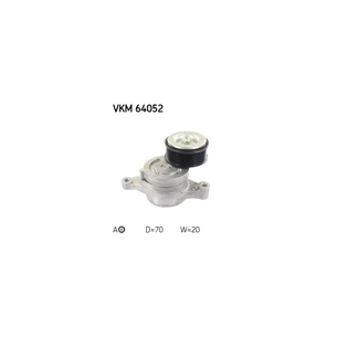 Натягувач ременя з роликом SKF VKM 64052 зображення 1