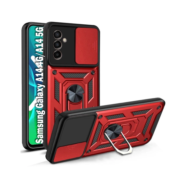 Чохол до мобільного телефона BeCover Military Samsung Galaxy A14 4G SM-A145/A14 5G SM-A146 Red (709148) - зображення 1
