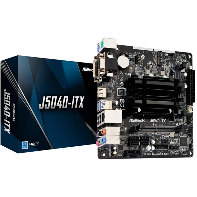 Материнська плата ASRock J5040-ITX - зображення 1