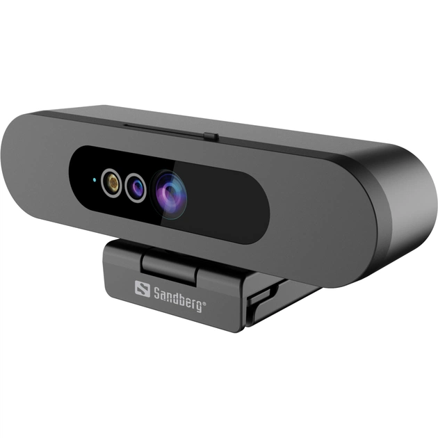 Веб-камера Sandberg Face-ID 2 HD 1080p Windows Hello USB-C/USB2.0 Black (134-40) - зображення 3