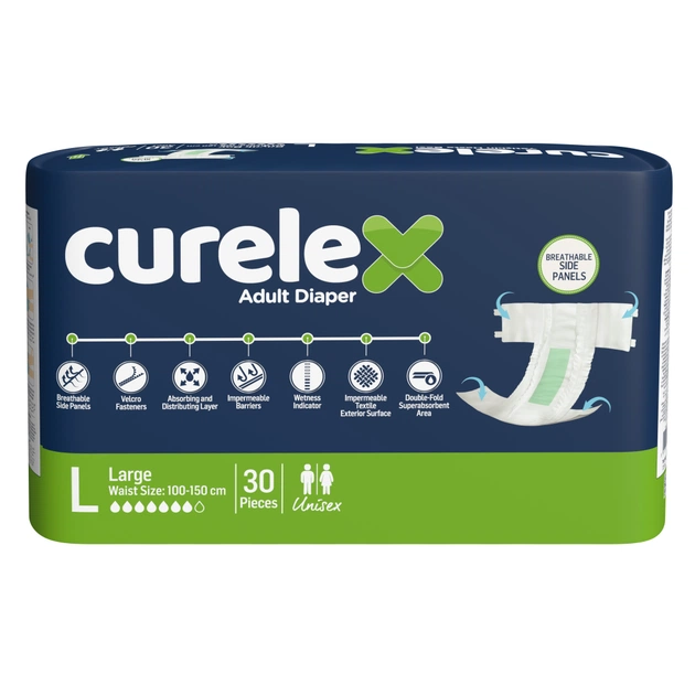 Підгузки для дорослих Curelex Large 30 шт (8697405346806) - зображення 1