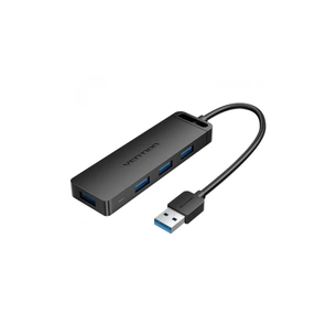 Концентратор VENTION USB 3.0 to 4xUSB 3.0 black (CHLBB-SCB) зображення 1