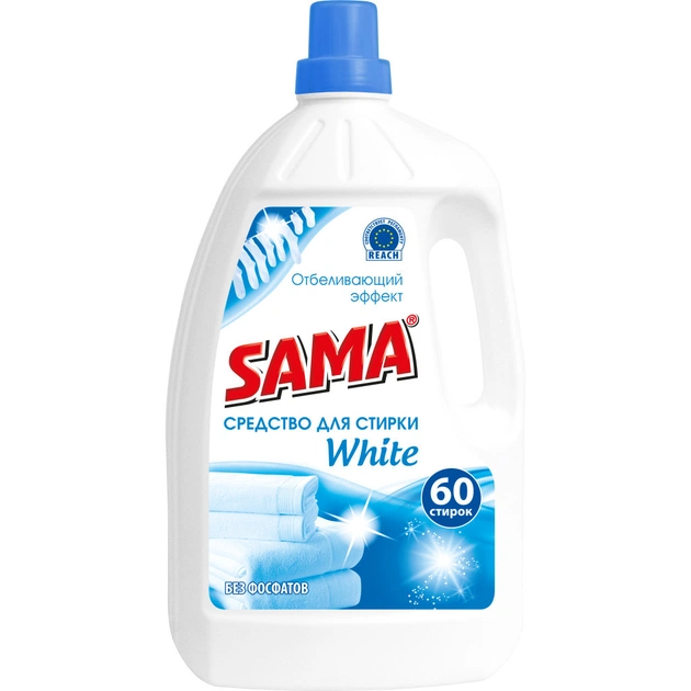 Гель для прання Sama White 3 л (4820020263812) - зображення 1