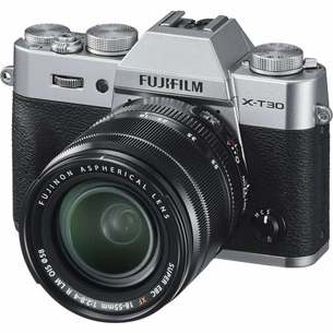 Цифровий фотоапарат Fujifilm X-T30 XF 18-55mm F2.8-4R Kit Silver (16619841) зображення 1