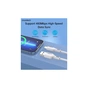 Дата кабель USB 2.0 AM to Lightning 1.0m 2.4A white Choetech (XAL-0003-WH-V2) - зменшене зображення 7