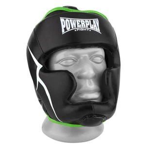 Боксерський шолом PowerPlay 3100 PU Чорно-зелений XS (PP_3100_XS_Black/Green) зображення 1