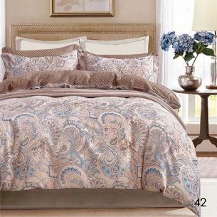 Постільна білизна Isleep двоспальна Сатин Twill 42 (42_dv_Isleep) зображення 1