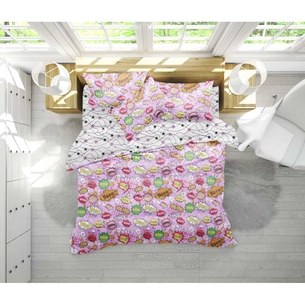 Постільна білизна MirSon Бязь 17-0512 Bombs pink Двоспальний (2200003635256) зображення 1