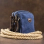 Сумка Vintage Текстильна Синя (20162) - зменшене зображення 8