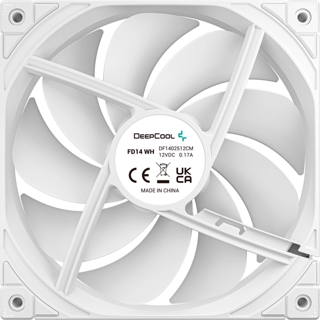 Кулер до корпусу Deepcool FD14 WH - зображення 3