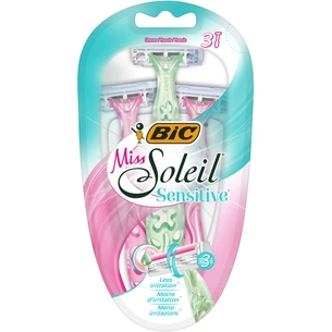 Бритва Bic Miss Soleil Sensitive 3 шт. (3086123519176) зображення 1