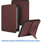 Чохол до електронної книги BeCover Ultra Slim Origami Amazon Kindle Paperwhite 12th Gen. 2024 7"/Colorsoft (2024) Red Wine (712842) - зменшене зображення 1