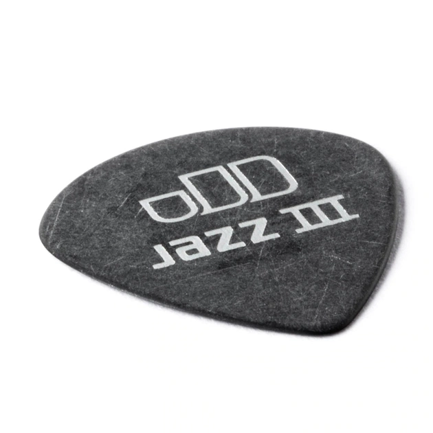 Медіатор Jim Dunlop Tortex Pitch Black Jazz III Pick .73mm 12 шт. (482P.73) - picture 4