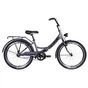 Велосипед Formula 24" SMART Vbr рама-15" 2021 багажник + ліхтар Grey/Black (OPS-FR-24-251) - зменшене зображення 1