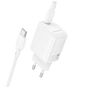 Зарядное устройство BOROFONE BN28 Fuente USB-C PD30W + cable USB-C to USB-C White (6941991120312) - уменьшенное изображение 2
