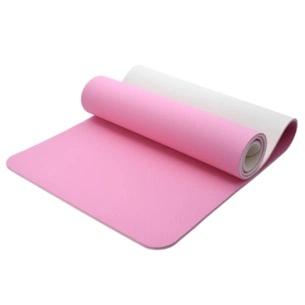 Килимок для фітнесу Ecofit MD9012 двошаровий TPE 183 х 61 х 0,8 см Рожевий/світло-рожевий (К00026948) picture 1